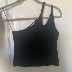 Princess Polly One Shoulder Crop Tank Top